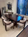 Timeless Banquet Dinning Table with 6 Chairs