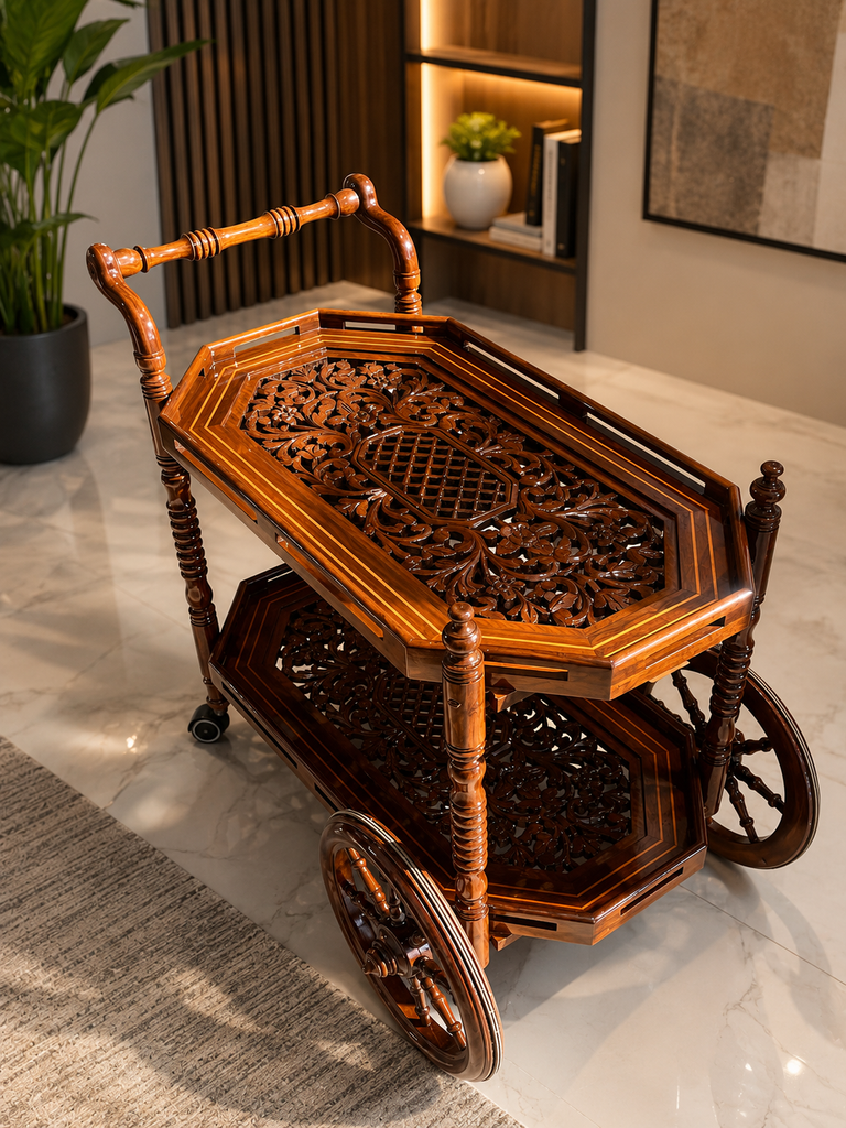 Luxury Serving Tea Trolley