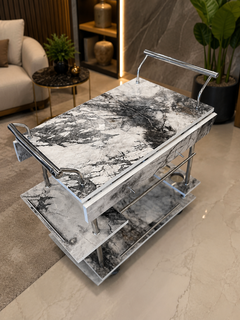 Premium Lux Tea Trolley