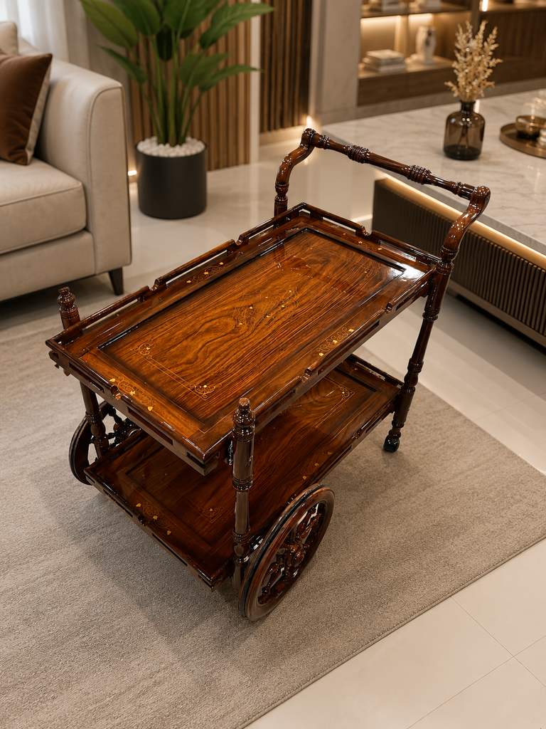 Elegant Tea Trolley