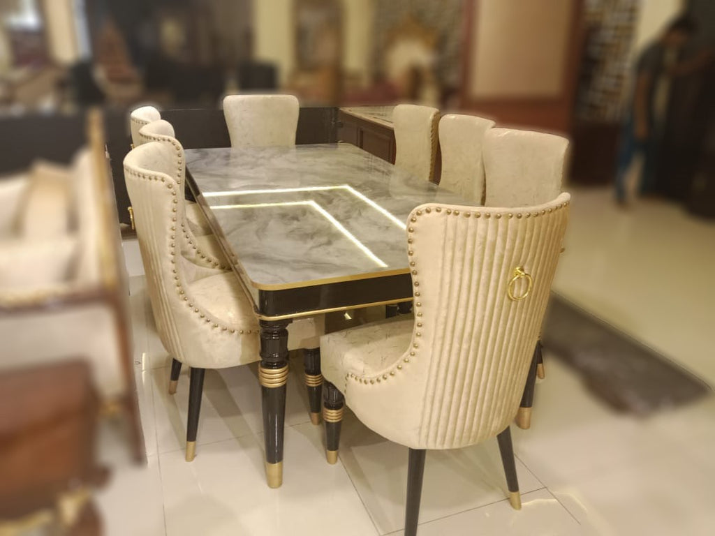 Dinning Table with 8 Chairs