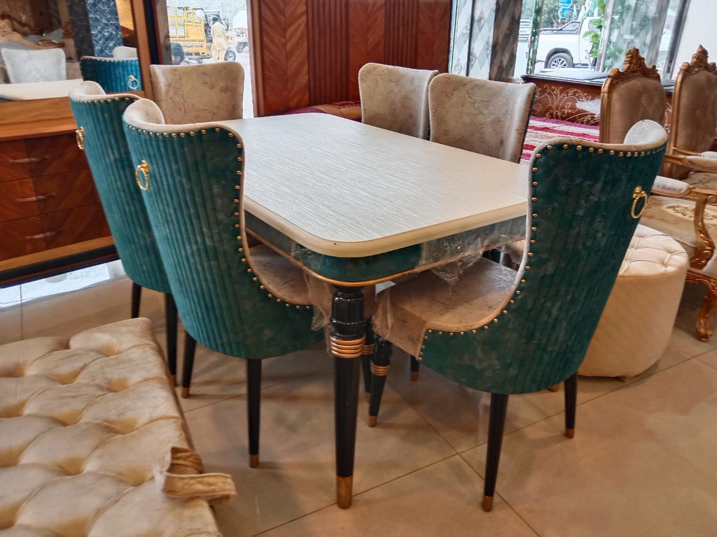 Modern 6 Chairs Dining table