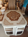 Dinning Table with 6 Chairs Sheesham Wood